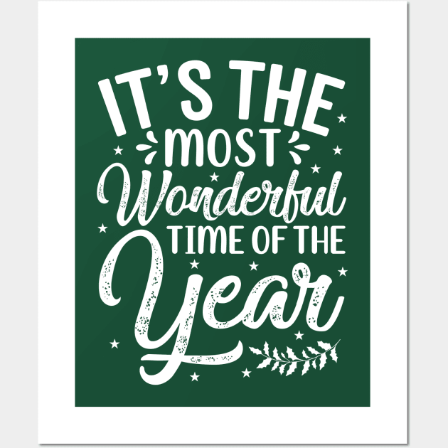 It's The Most Wonderful Time Of The Year Wall Art by OFM